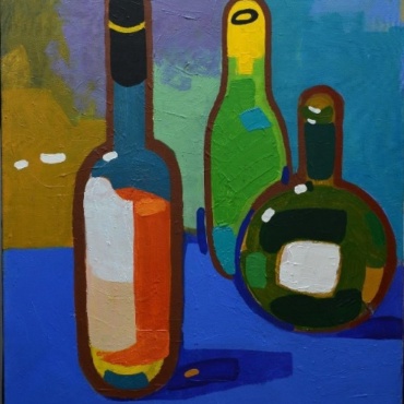 Д.В. Плотников (род. 1965). Три бутылки. 2015