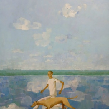 Б.Б. Алиев (род. 1944). Майские облака. 2016